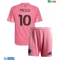 Inter Miami Lionel Messi #10 Domaci Dres za djecu 2025-26 Kratak Rukav (+ Kratke hlače)